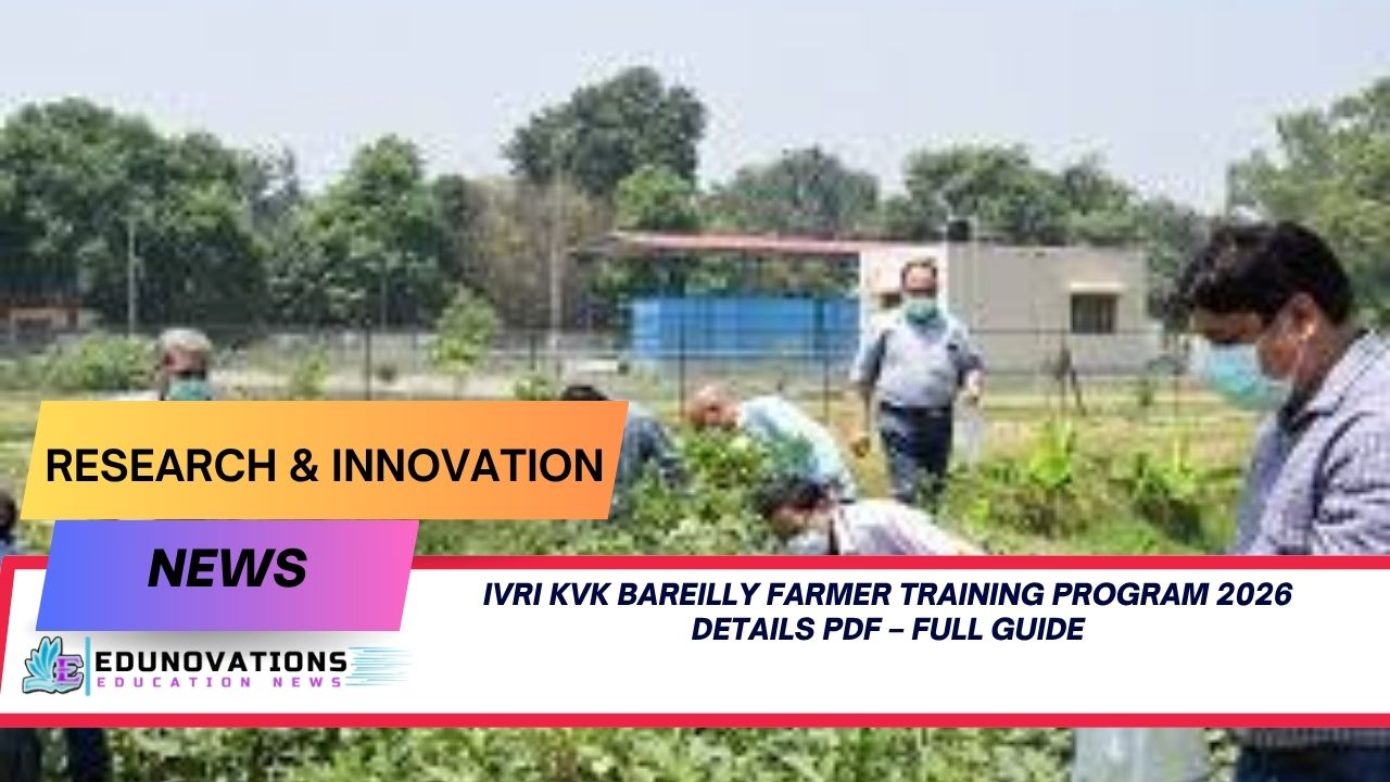 ivri kvk bareilly farmer training program 2026 details pdf
