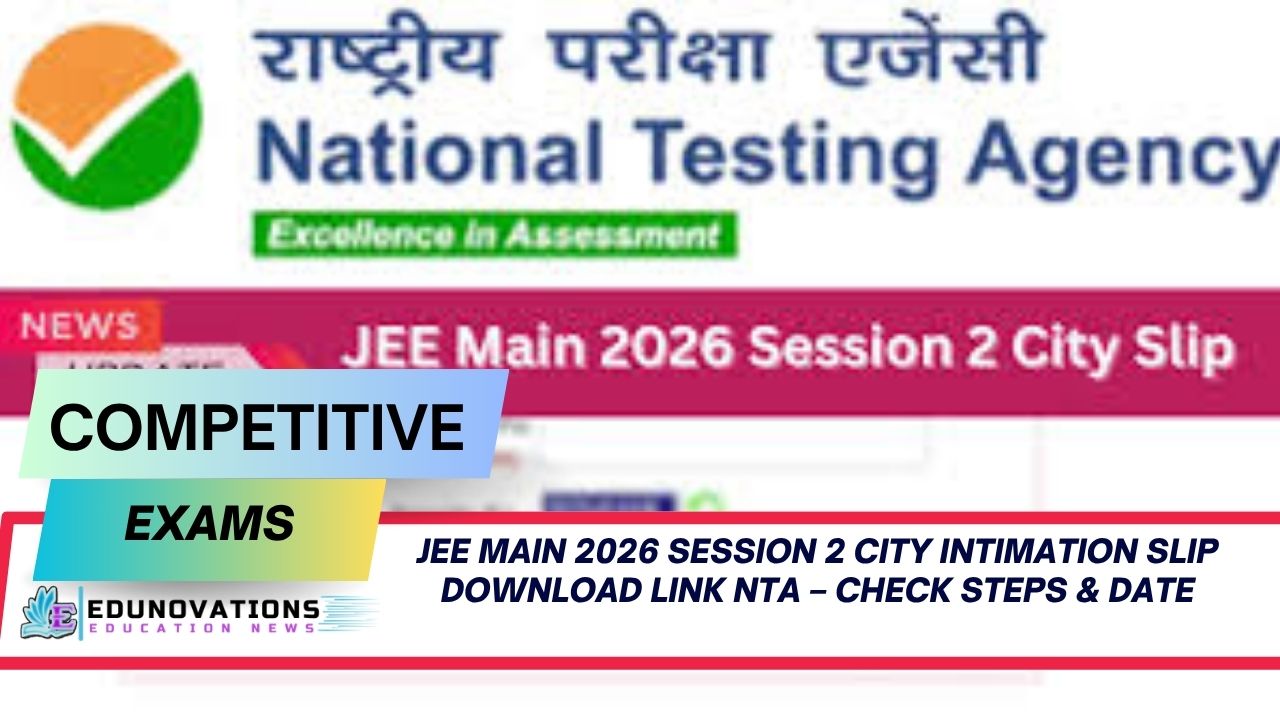 jee main 2026 session 2 city intimation slip download link nta