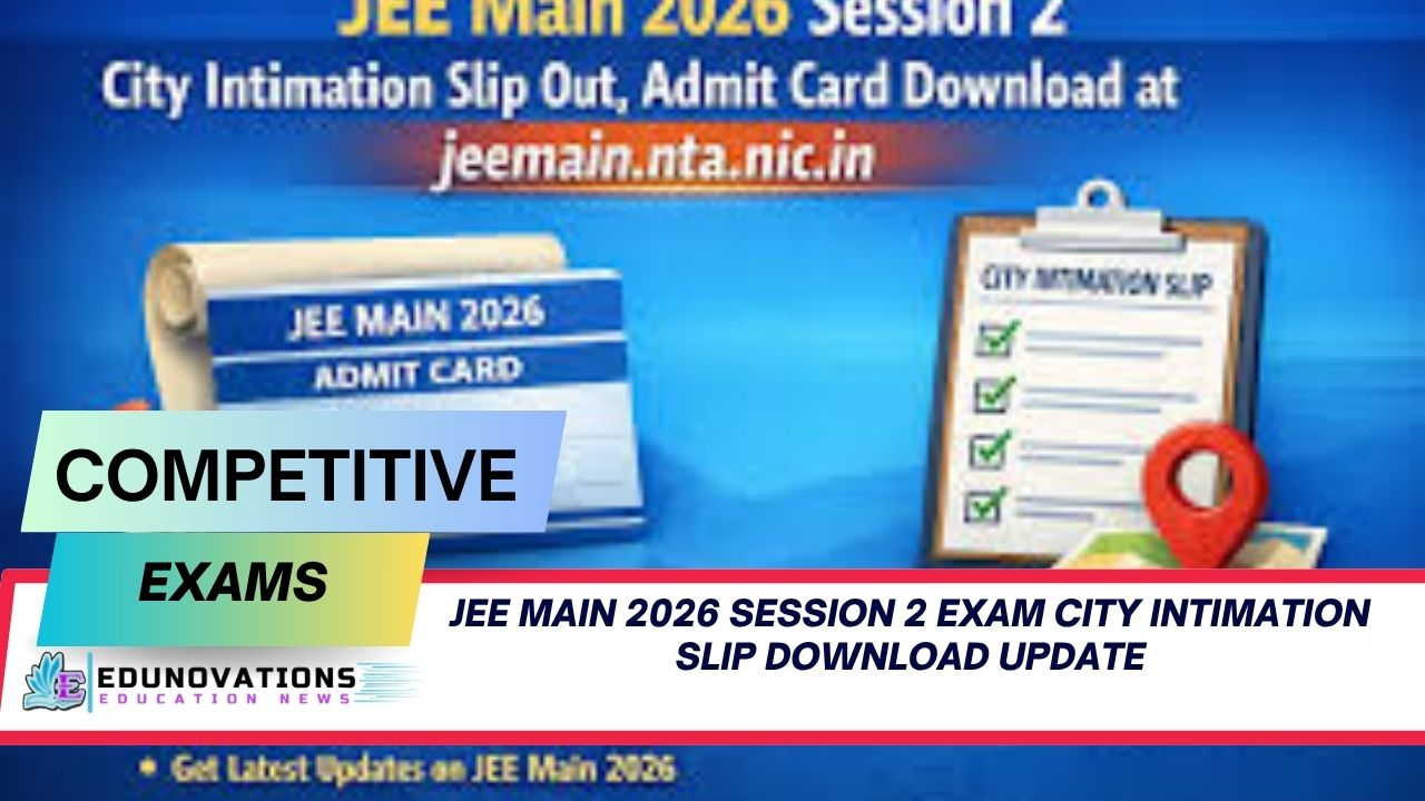 jee main 2026 session 2 exam city intimation slip download