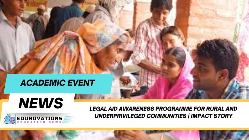legal aid awareness programme for rural and underprivileged communities