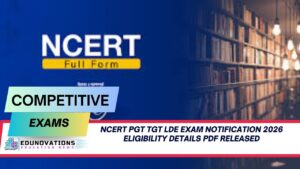ncert pgt tgt lde exam notification 2026 eligibility details pdf