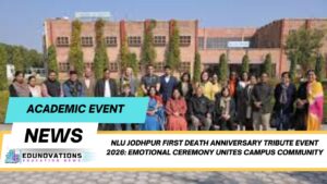 nlu jodhpur first death anniversary tribute event 2026