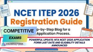 nta ncet 2026 application form last date and eligibility details
