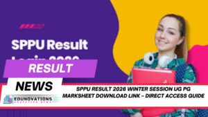 sppu result 2026 winter session ug pg marksheet download link