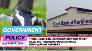 tribal sub plan livestock support sheep goat distribution program india