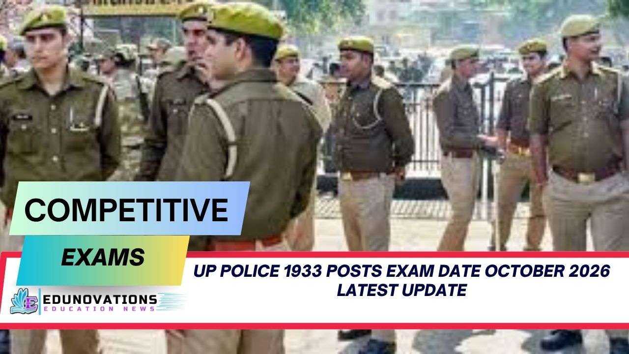 up police 1933 posts exam date october 2026 latest update