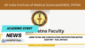 AIIMS Patna 2nd Convocation participation notice 2026 PDF