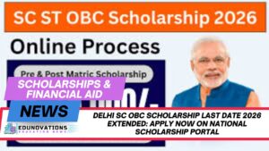 Delhi SC OBC Scholarship Last Date