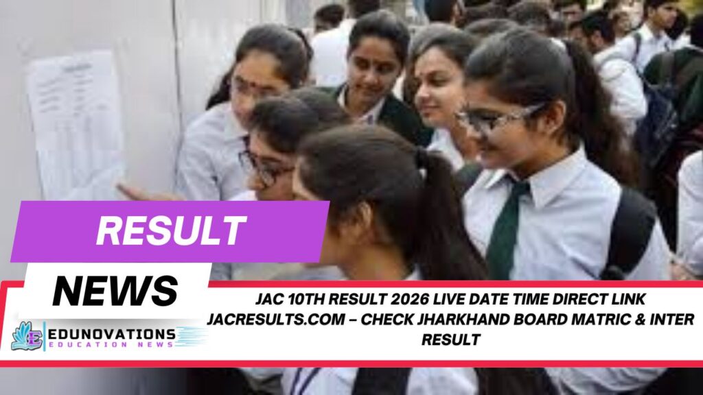 JAC 10th result 2026 live date time direct link jacresults.com