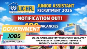 LIC HFL Junior Assistant Recruitment 2026 apply online last date