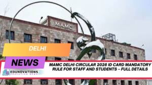 MAMC Delhi circular 2026 ID card mandatory rule for staff and students