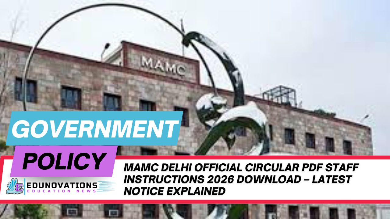 MAMC Delhi official circular PDF staff instructions 2026 download