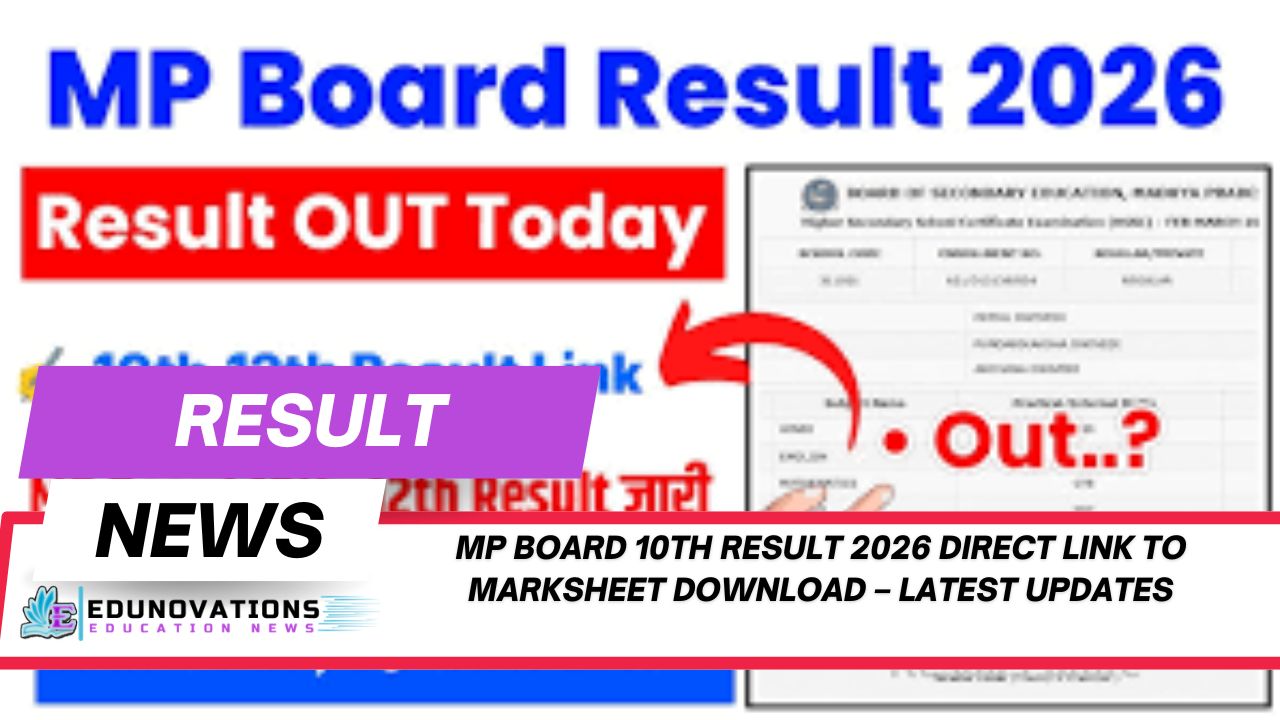 MP Board 10th result 2026 direct link