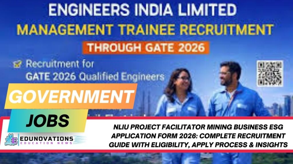 NLIU project facilitator mining business ESG application form 2026