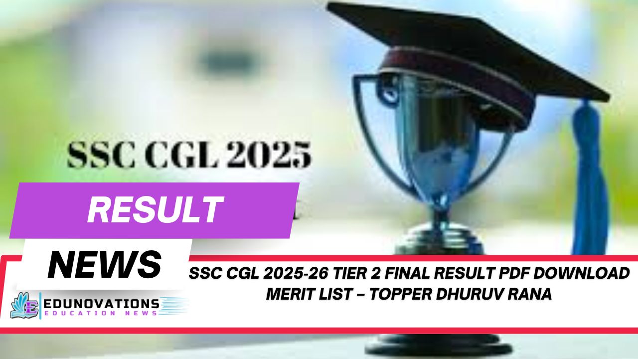 SSC CGL 2025‑26 Tier 2 Final Result PDF Download Merit List