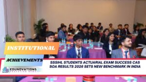 SSSIHL students actuarial exam success CAS SOA results 2026