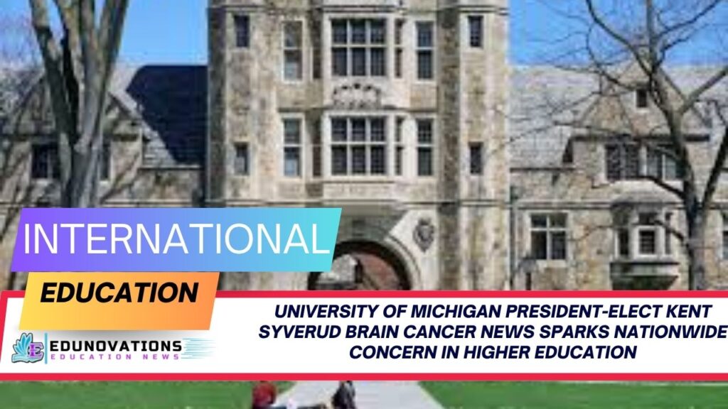 University of Michigan president-elect Kent Syverud brain cancer news