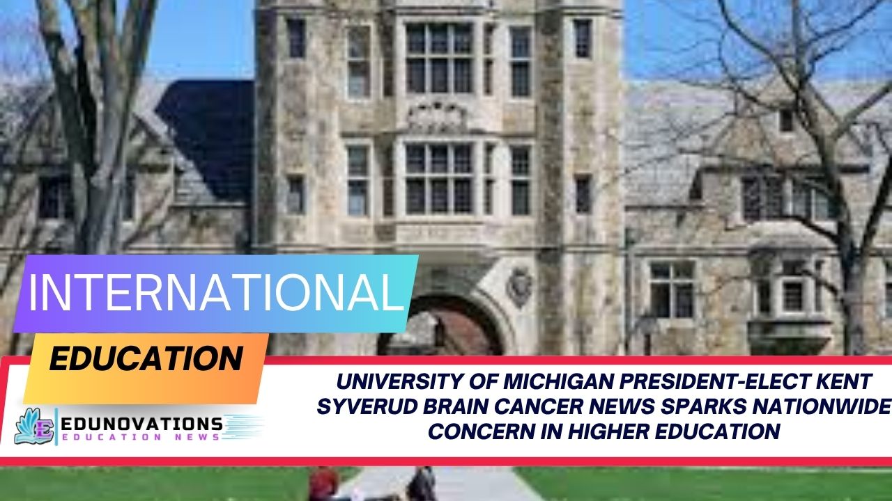 University of Michigan president-elect Kent Syverud brain cancer news