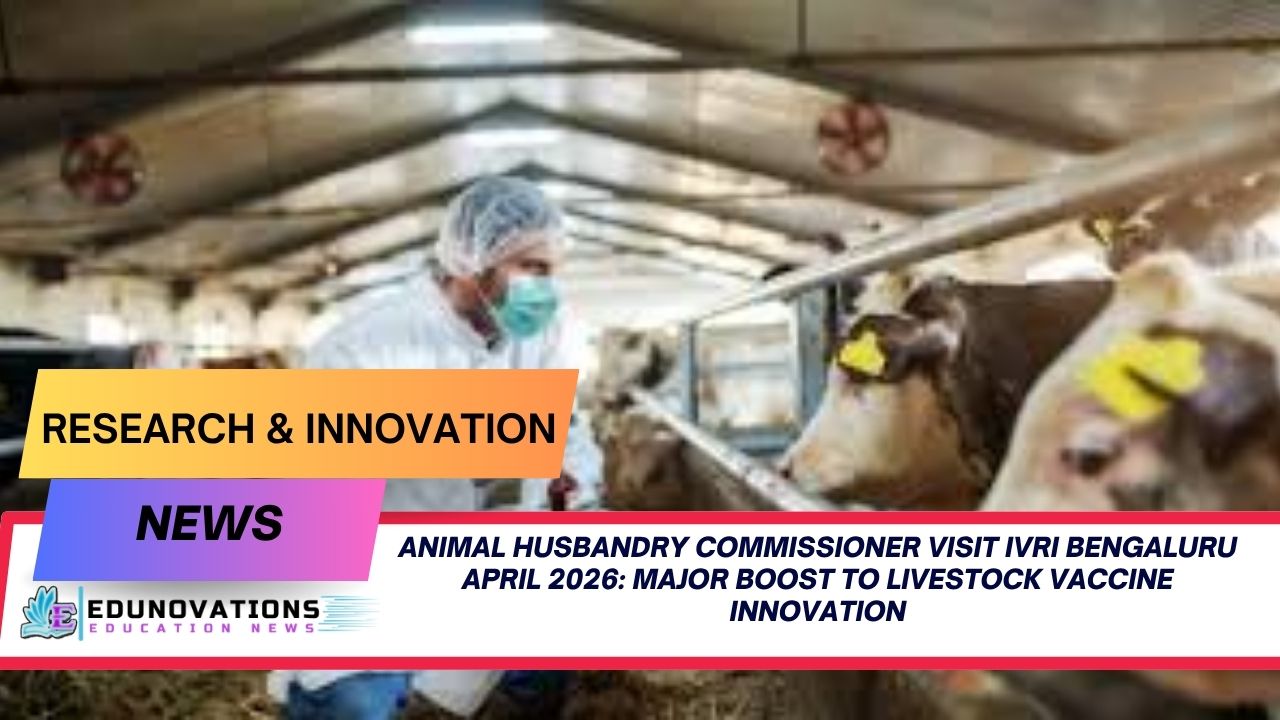 animal husbandry commissioner visit IVRI Bengaluru April 2026