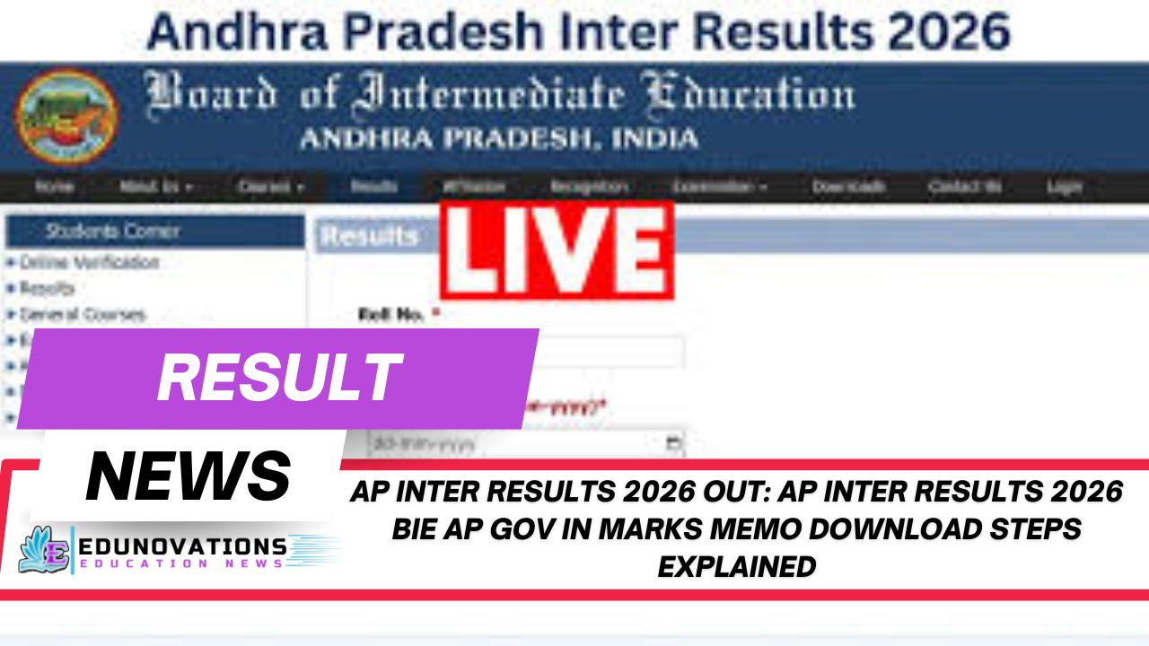 ap inter results 2026 bie ap gov in marks memo download steps