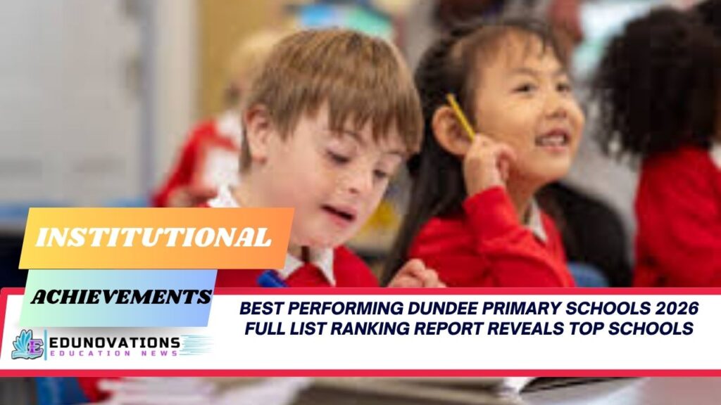 best performing Dundee primary schools 2026 full list ranking report