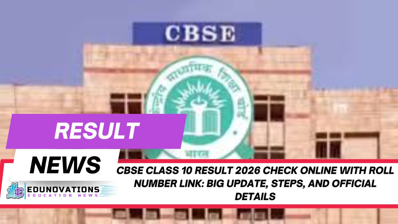 cbse class 10 result 2026 check online with roll number link