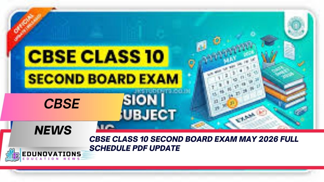 cbse class 10 second board exam may 2026 full schedule pdf