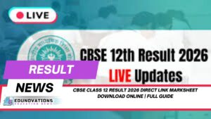 cbse class 12 result 2026 direct link marksheet download online