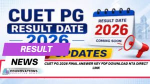 cuet pg 2026 final answer key pdf download nta direct link