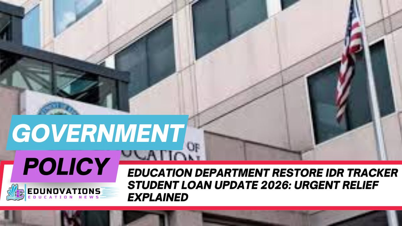 education department restore idr tracker student loan update 2026