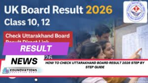 how to check uttarakhand board result 2026 step by step
