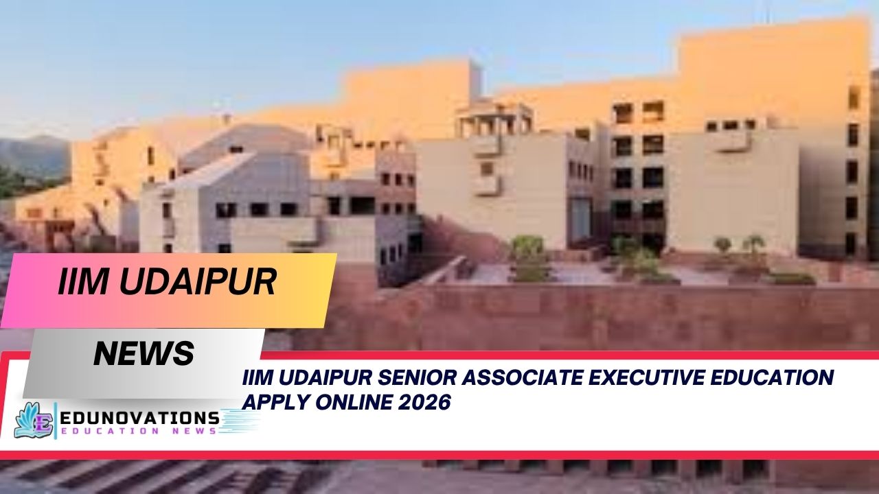 iim udaipur senior associate executive education apply online 2026