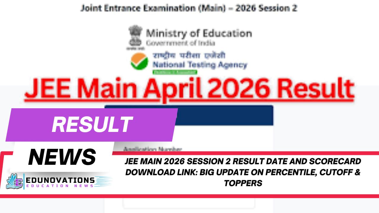 jee main 2026 session 2 result date and scorecard download link