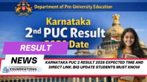 karnataka puc 2 result 2026 expected time and direct link