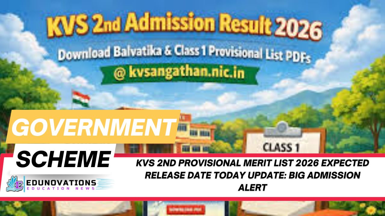 kvs 2nd provisional merit list 2026 expected release date today update