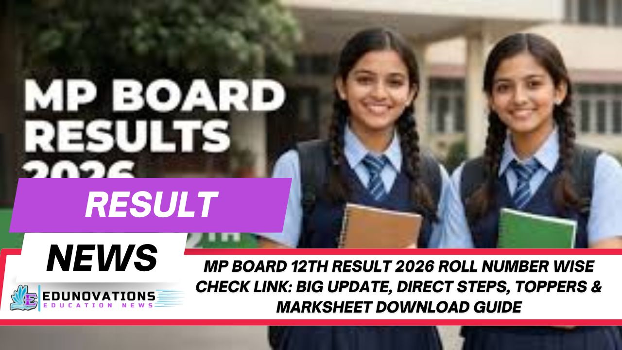 mp board 12th result 2026 roll number wise check link