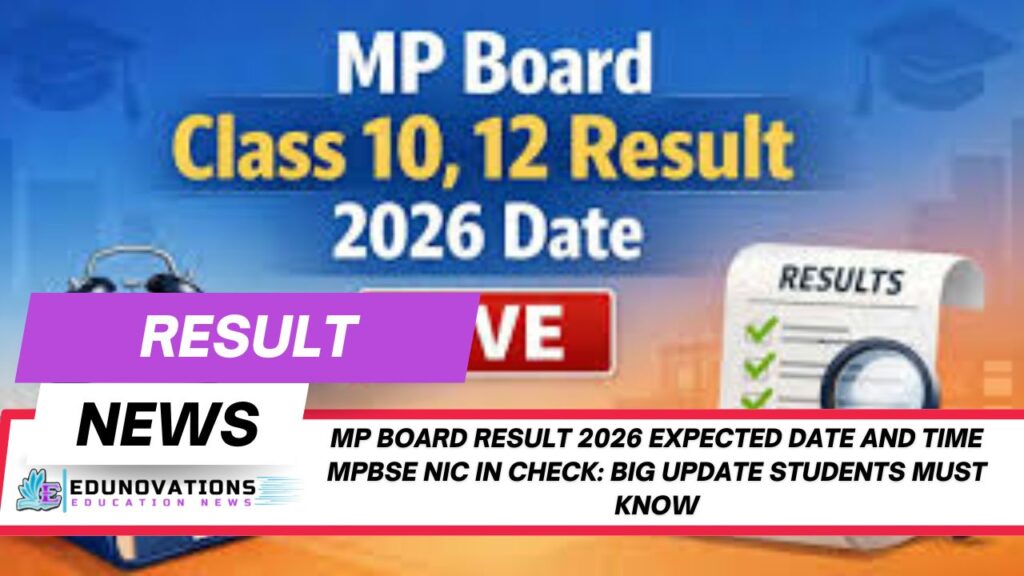 mp board result 2026 expected date and time mpbse nic in check
