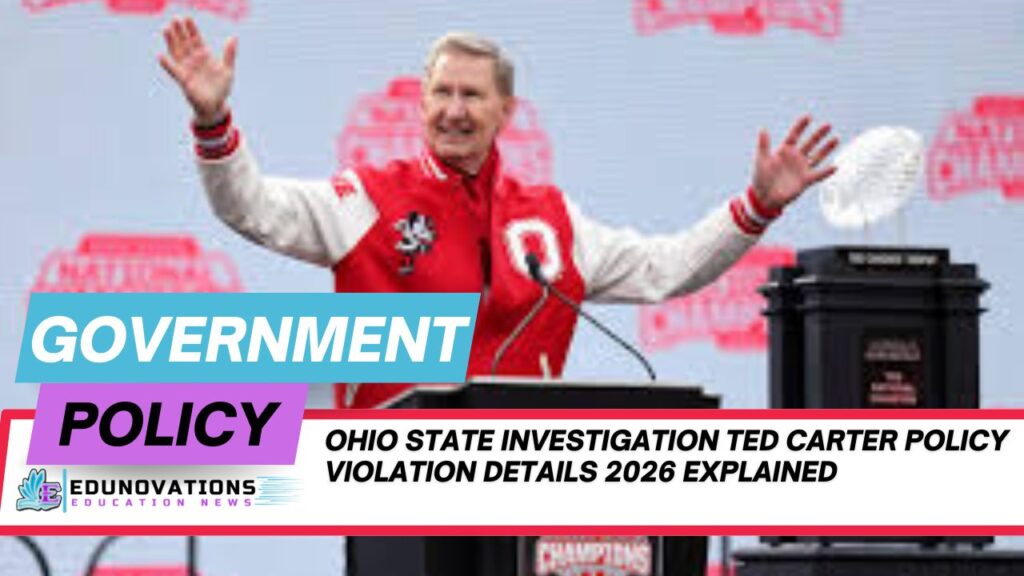 ohio state investigation ted carter policy violation details 2026