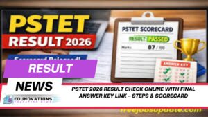 pstet 2026 result check online with final answer key link