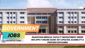 rajasthan medical faculty recruitment order 964 apply online guide