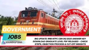 rrb ntpc cen 06/2025 answer key download graduate level pdf
