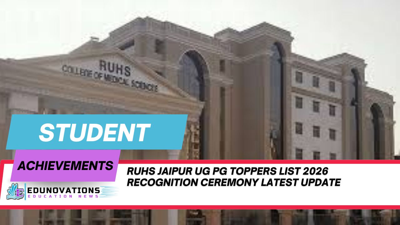 ruhs jaipur ug pg toppers list 2026 recognition ceremony