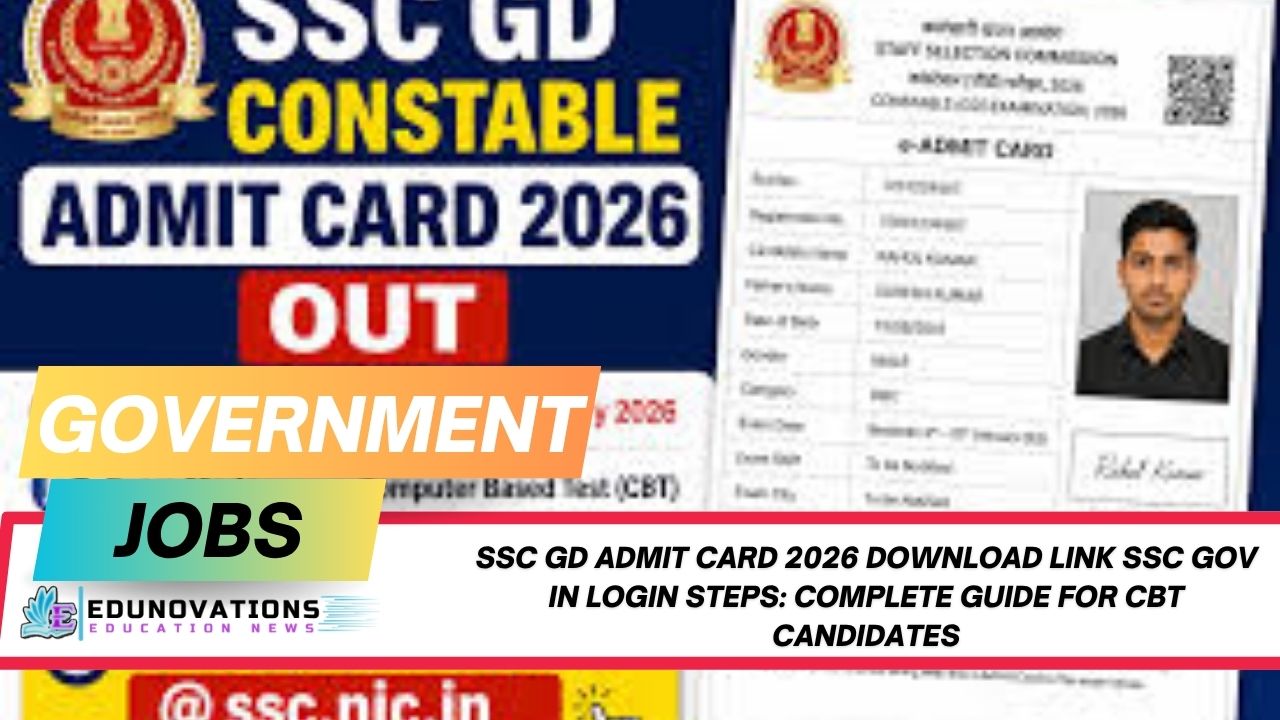 ssc gd admit card 2026 download link ssc gov in login steps