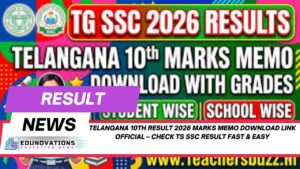 telangana 10th result 2026 marks memo download link official