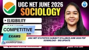 ugc net statistics subject syllabus june 2026 pdf download