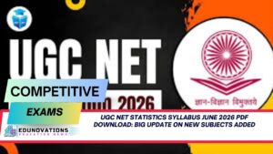 ugc net statistics syllabus june 2026 pdf download