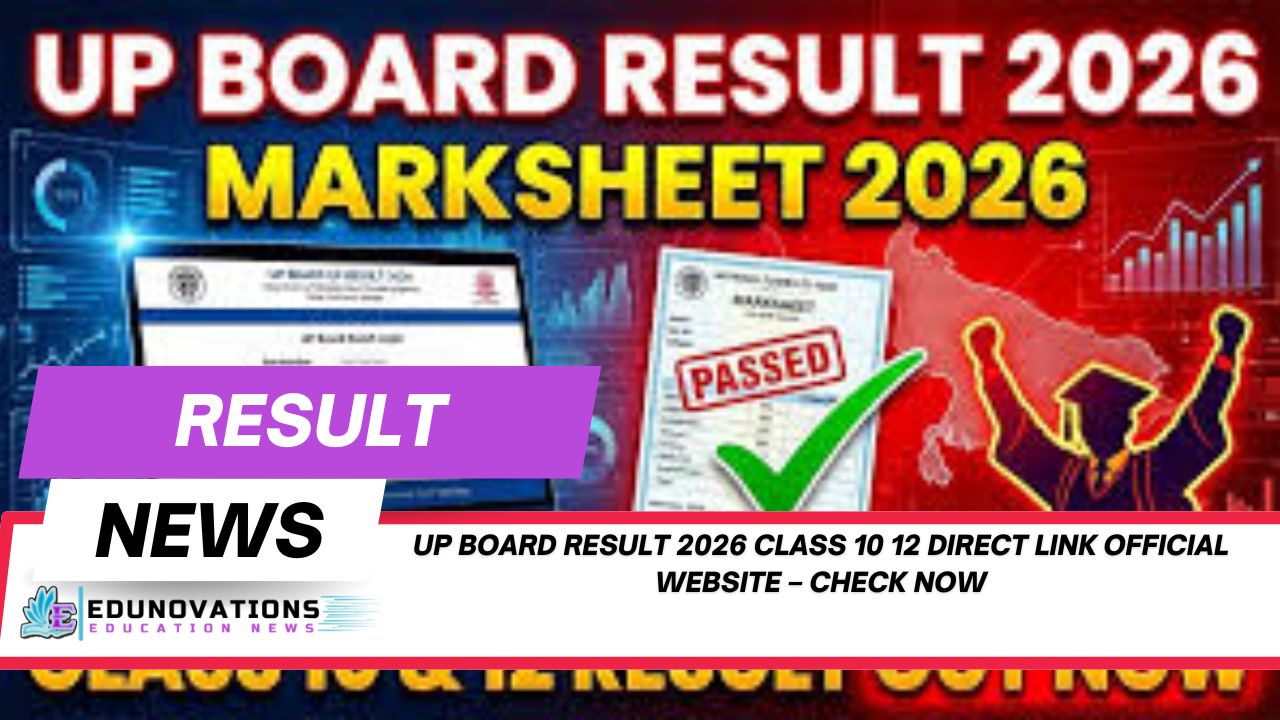 UP Board Result 2026 Class 10 12 Direct Link Official Website – Check Now