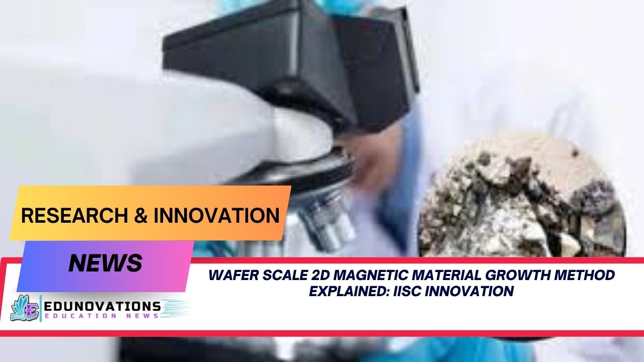 wafer scale 2d magnetic material growth method explained
