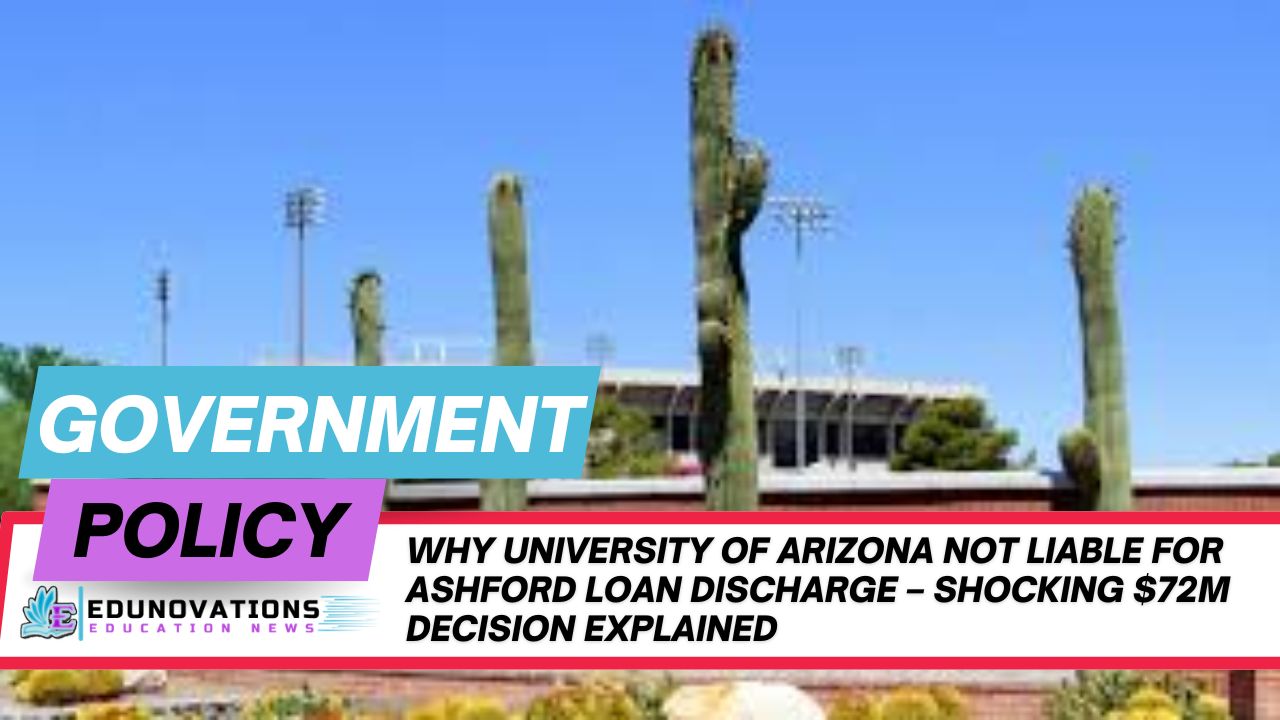why university of arizona not liable for ashford loan discharge