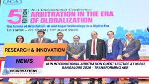 AI in international arbitration guest lecture at NLSIU Bangalore 2026